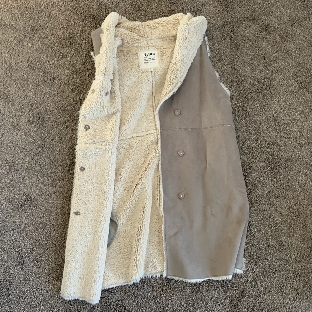 Cozy warm hooded vest